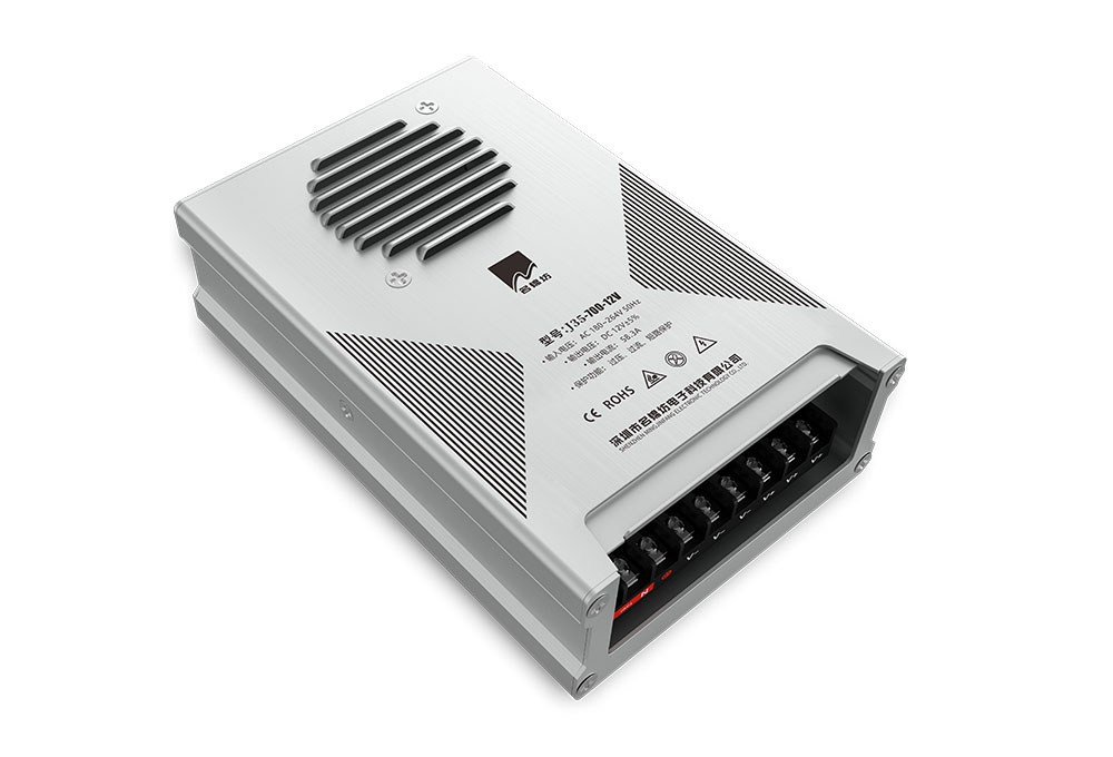 J35- 700W-12V 平面帶風扇不灌膠防雨電源